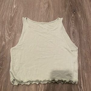 American Eagle Ribbed tank crop top